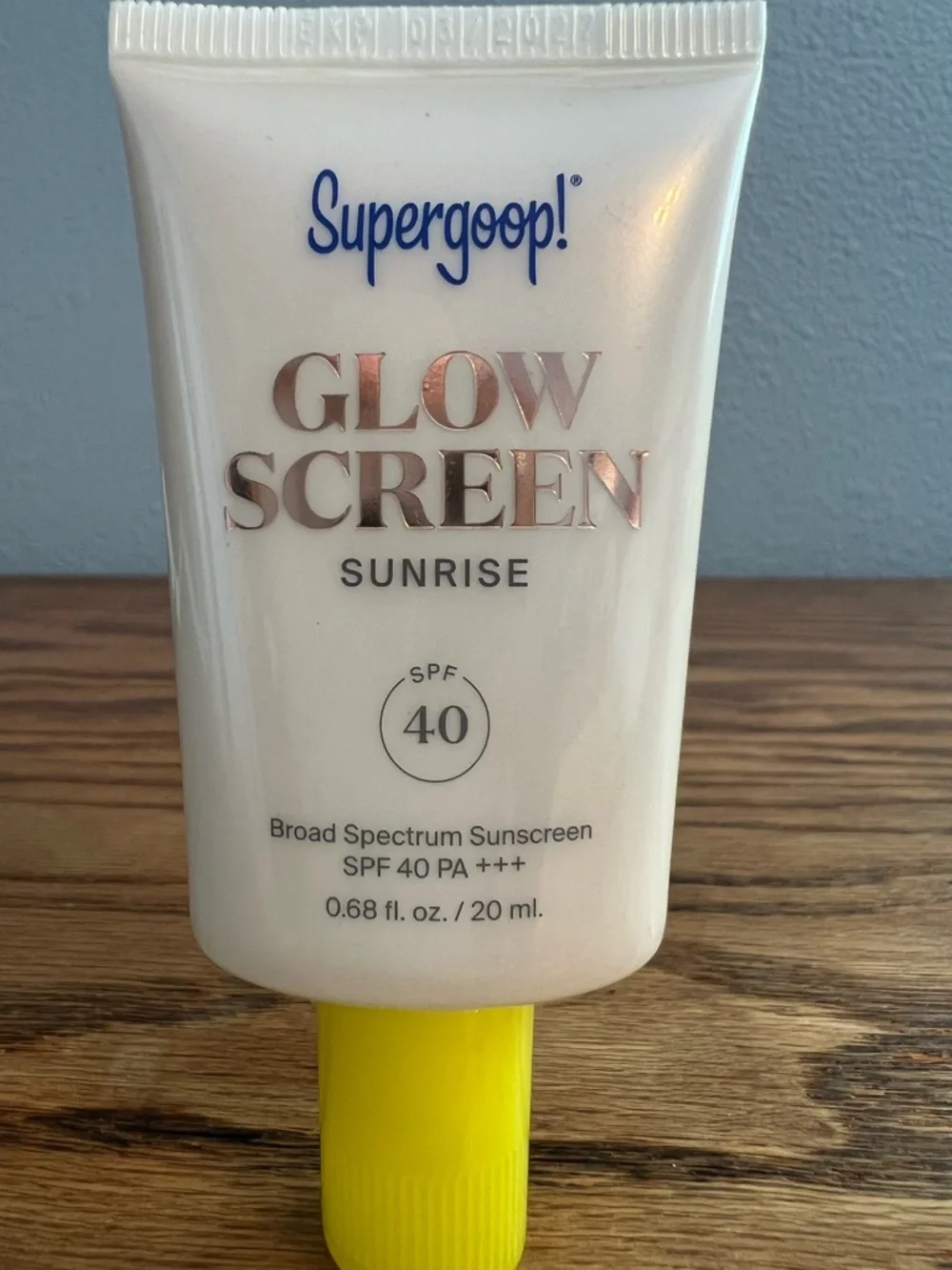 Supergoop! Glowscreen Sunrise SPF 40 Travel Primer Highlighter 20mL New Sealed